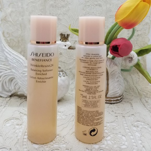 Shiseido Benefiance WrinkleResist24 Balancing Softener Enriched 75ml x2 =150ml - Picture 2 of 3